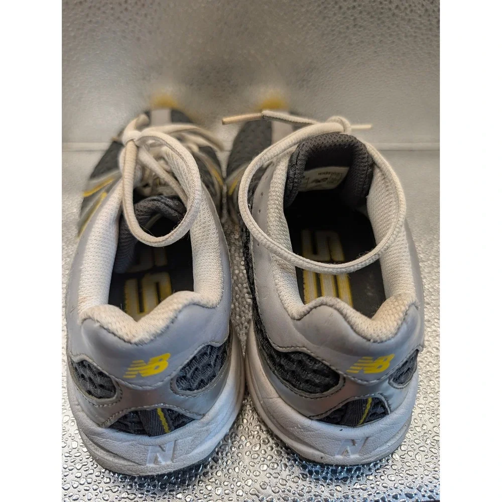 New Balance 550 Womens Grey Silver Yellow Running Shoes WR550GSY Size 8